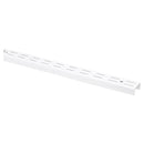 Pilar ranurado doble metal 192 cm blanco