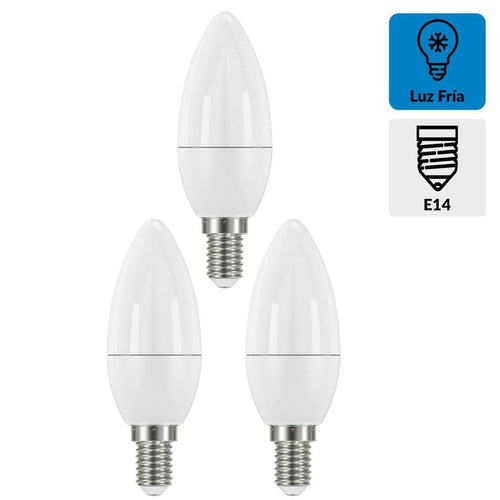 Pack 3 Led Vela 3.5W 250 Lm Lf