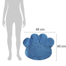 Piso de Bano Oso celeste 48x40 cm PVC Celeste