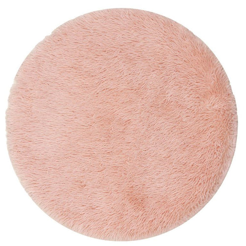 Bajada de Cama Seville 60x60 cm Poliester Rosa