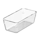 Set 6 Organizadores 8.8x31.7x16.2 cm Transparente