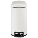 Papelero 5 Litros Metal Blanco Mate