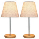 Pack 2 Lamparas de Mesa E27 Natural