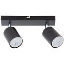Barra Led Silo 2 Luces Metal Negro