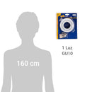 Foco Empotrado Basculante Metal Blanco 50 GU10 W 10 cm
