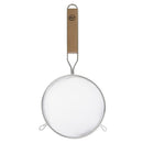 Colador Acero Inoxidable Cocina Mango Madera
