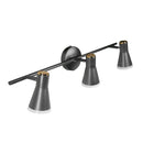 Barra Led Pipa 3 Luces Metal Negro