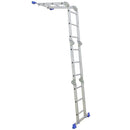 Escalera Multiproposito Articulada Aluminio 3.19 m 12 Peldanos