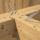 Tornillo Lancero Tirafondo Madera 100 mm 8 mm 2 unidad(es)