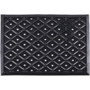 Limpiapies Ondas 44x64 cm PVC Negro