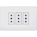 Enchufe 10A Triple Genesis Bco