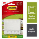 Pack Sujeta Cuadros 14 Pares Blanco Pequeno Y Mediano