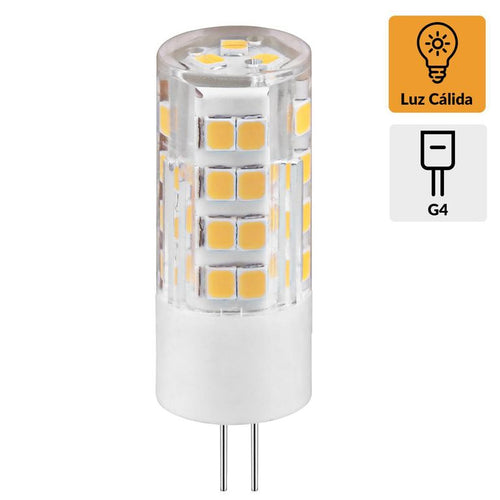 Ampolleta Led 3.3 W G4 320 Lm Luz Calida