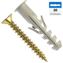Tarugo Nylon SA8mm 30 unidades
