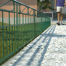 Cerco Garden De Alambre Metal 0.72X0.65 Metros Verde
