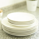 Juego de Loza 30 Piezas Porcelana Redondo Blanco