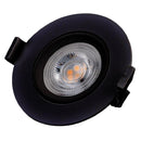 Foco Empotrado Led Basculante Metal Negro