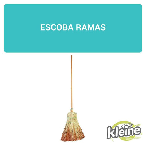 Escoba Ramas Kleine Wolke 5 Costuras P/Limpieza Exteriores