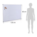 Pizarra magnetica 120X80 cm Blanco