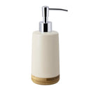 Dispensador De Jabon Bambu Beige