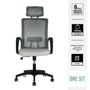 Silla Escritorio Happy Gris