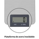 Bascula digital 5 kg Plateado
