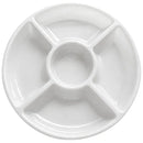 Set 3 Bandejas Plastico Redonda 30.5X30.5 Cm Blanco
