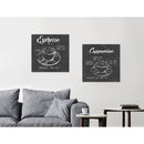 Set 2 Cuadros Coffe 30X30 Cm