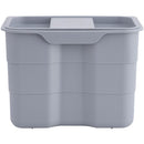 Basurero Para Puertas 6.56 Litros Plastico Gris