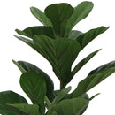 Planta Artificial Ficus Lirata 83 Cm Verde