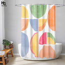 Cortina Bano Tela Blocks 178x180 cm