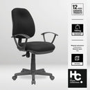 Silla Pc Textil Negro