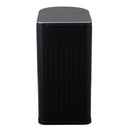 Papelero 8 Litros Plastico Negro Mate