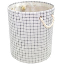 Canasto Para Ropa Checker 35X40X35 Cm 38 L Blanco