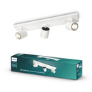 Barra Led Neiro 3 Luces Metal Blanco