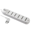 Alargador Con Switch 6 Toma(S) 5 M Blanco