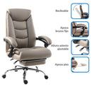 Silla Escritorio Ejecutiva Reposapies Arnold Cafe