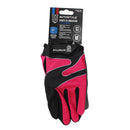 Guante Mujer De Pvc M Rosa, Negro Y Gris
