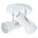 Barra Led R63 2 Luces Metal Blanco.