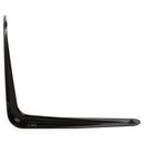 Soporte escuadra para repisa metal 13x15 cm negro