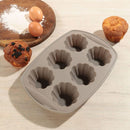 Molde 6 Cavidades Queques Taupe