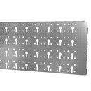 Panel Organizador de Herramientas Metalico Galvanizado 20X60Cm