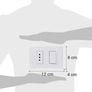 Enchufe + Interruptor 10 A Blanco