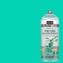 Pintura Esmalte Base Agua Spray 0.4 l Mate turquesa
