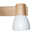 Barra Suizo 3 Luces Madera Blanco