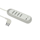 Alargador 4 Tomas Usb A + Usb C 3 M Blanco