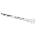 Barra Cortina Bano Extensible 110 a 200cm Aluminio