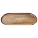Bandeja Melamina Rectangular 44.8x20.5 cm Madera, Negro