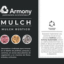 Mulch rustico decorativo 30 litros rojo