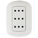 Enchufe 10A Triple Oval Blanco